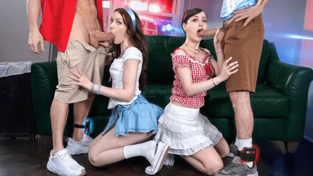 Jade Valentine, Celestina Blooms “Pussy Delivery for Daddy!” House Arrest Swap