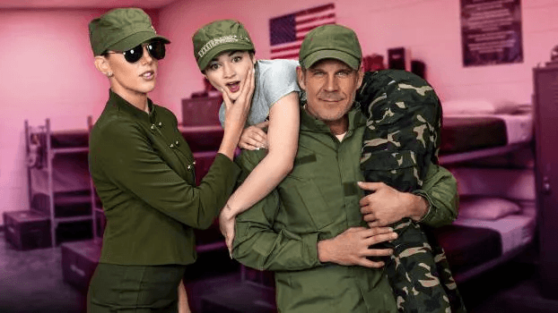 Alli Skye, Remi Raw The Smallest, Brattiest Soldier: Drilled Hard at Boot Camp 